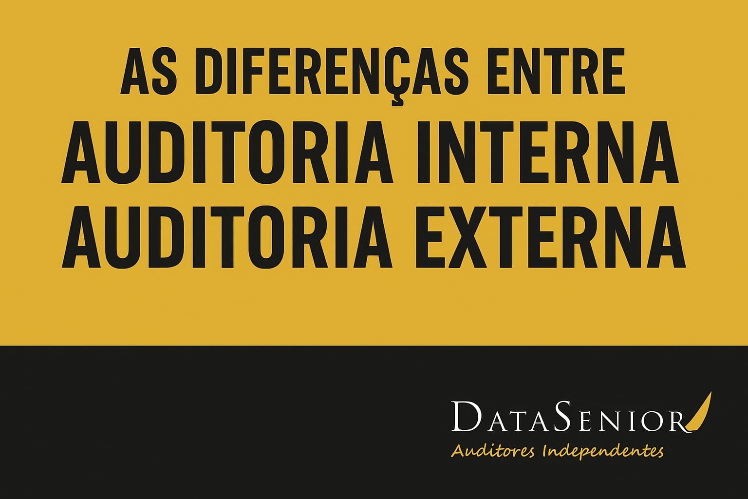 AUDITORIA INTERNA X AUDITORIA EXTERNA